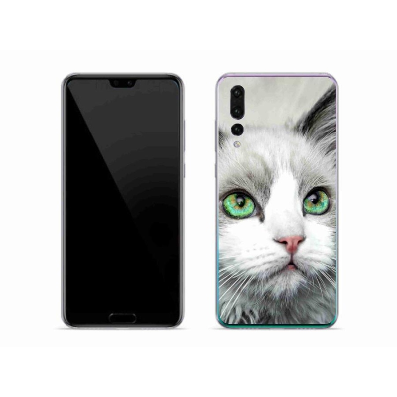 Gélový kryt mmCase na mobil Huawei P20 Pro - mačací pohľad