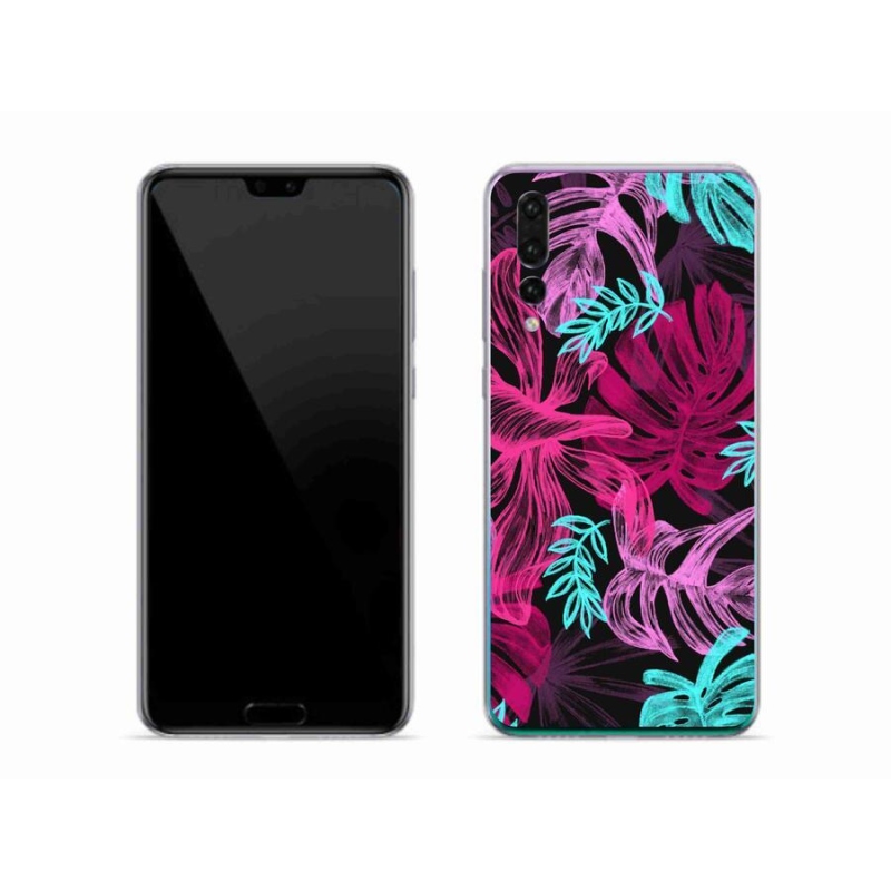 Gélový kryt mmCase na mobil Huawei P20 Pro - kvety 1