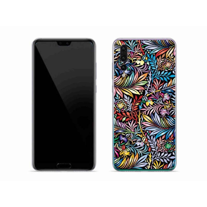 Gélový kryt mmCase na mobil Huawei P20 Pro - kvety 5