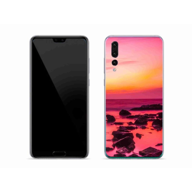 Gélový kryt mmCase na mobil Huawei P20 Pro - more a žiara