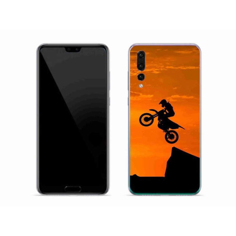 Gélový kryt mmCase na mobil Huawei P20 Pro - motocross