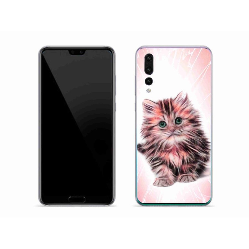 Gélový kryt mmCase na mobil Huawei P20 Pro - roztomilé mačiatko