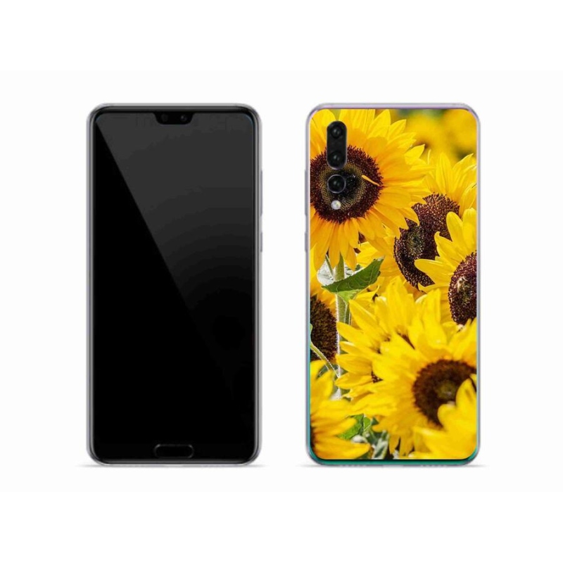 Gélový kryt mmCase na mobil Huawei P20 Pro - slnečnica