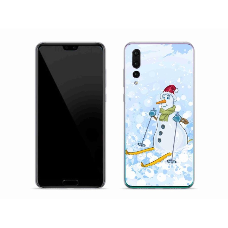 Gélový kryt mmCase na mobil Huawei P20 Pro - snehuliak