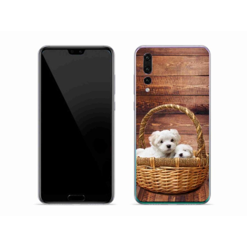 Gélový kryt mmCase na mobil Huawei P20 Pro - šteniatka