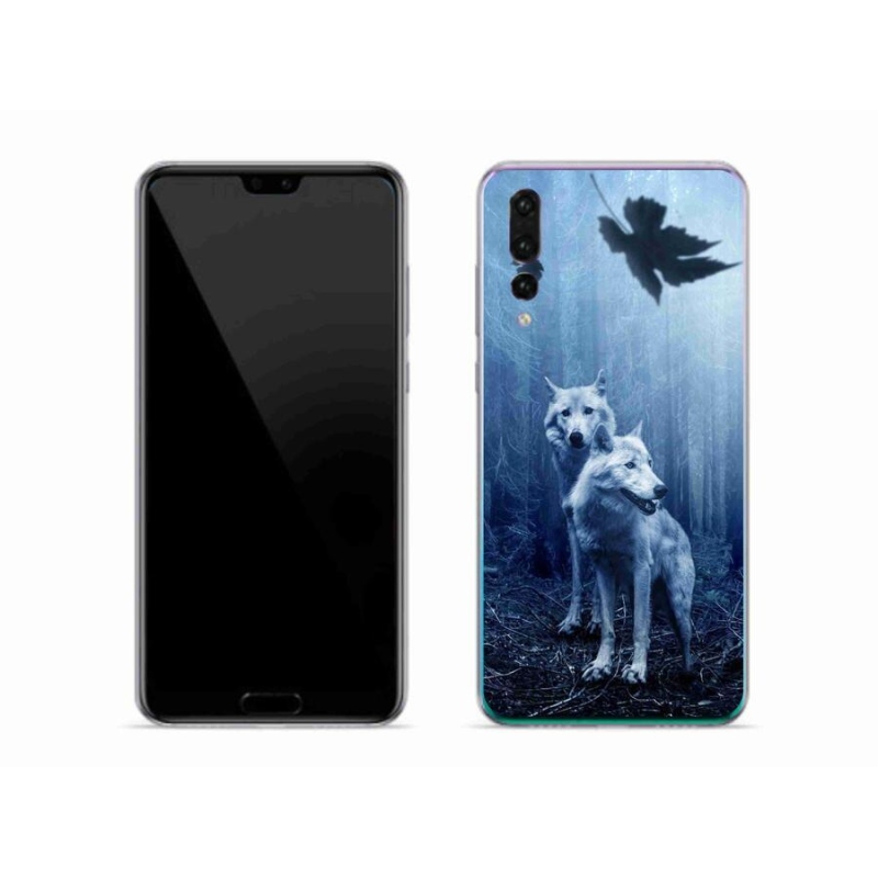 Gélový kryt mmCase na mobil Huawei P20 Pro - vlci v lese