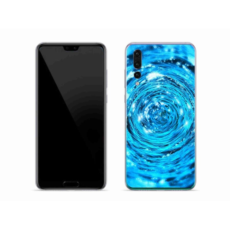 Gélový kryt mmCase na mobil Huawei P20 Pro - vodný vír