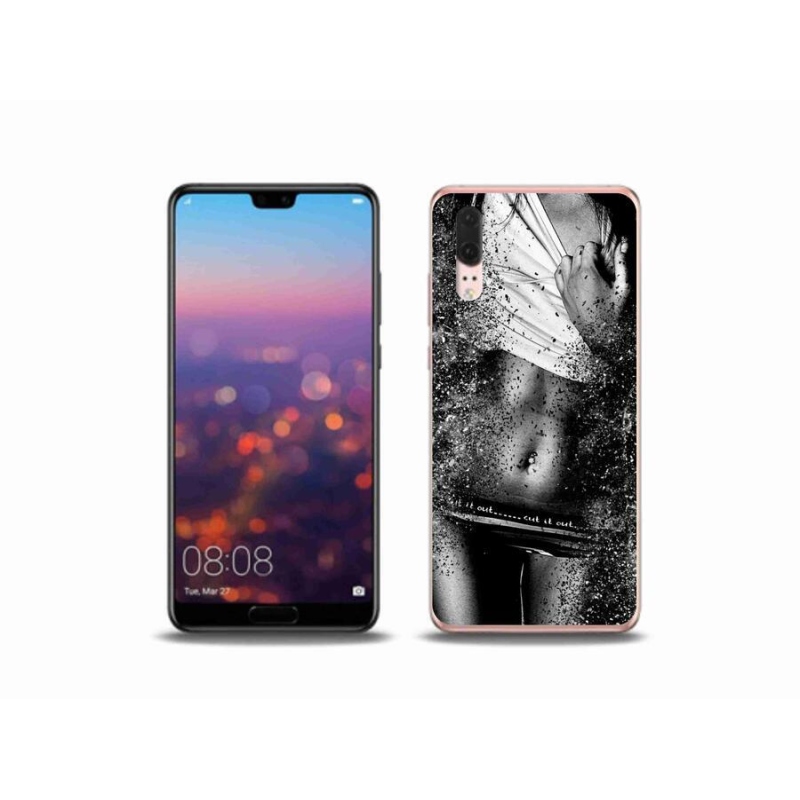 Gélový kryt mmCase na mobil Huawei P20 - sexy žena 1