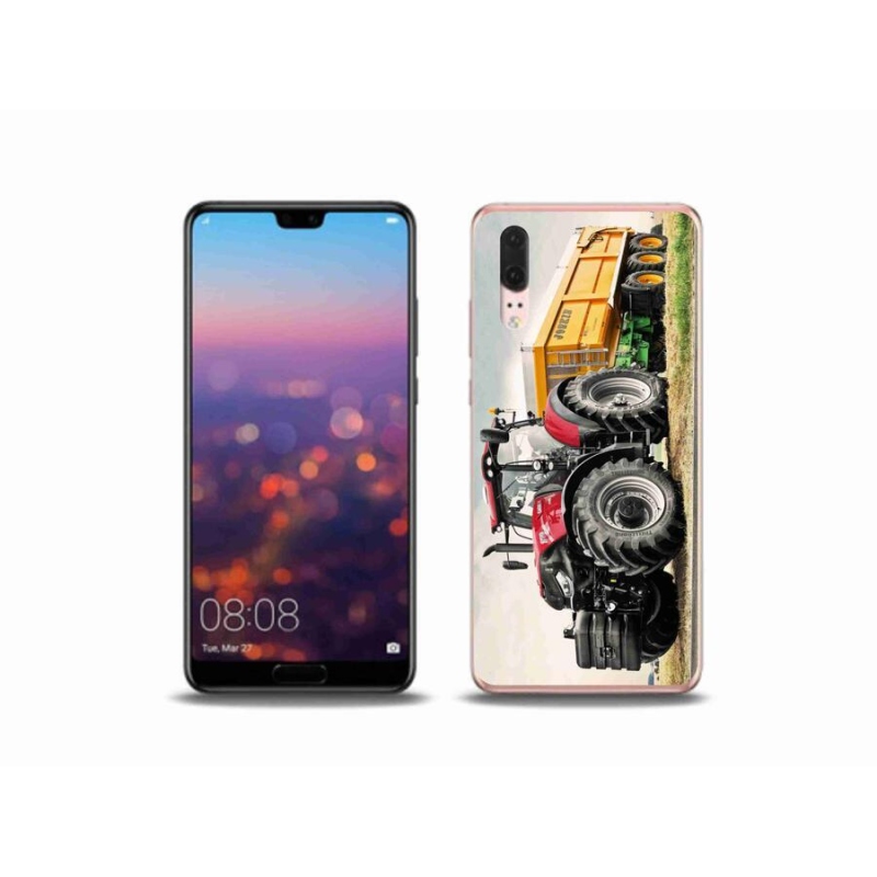 Gélový kryt mmCase na mobil Huawei P20 - traktor 3