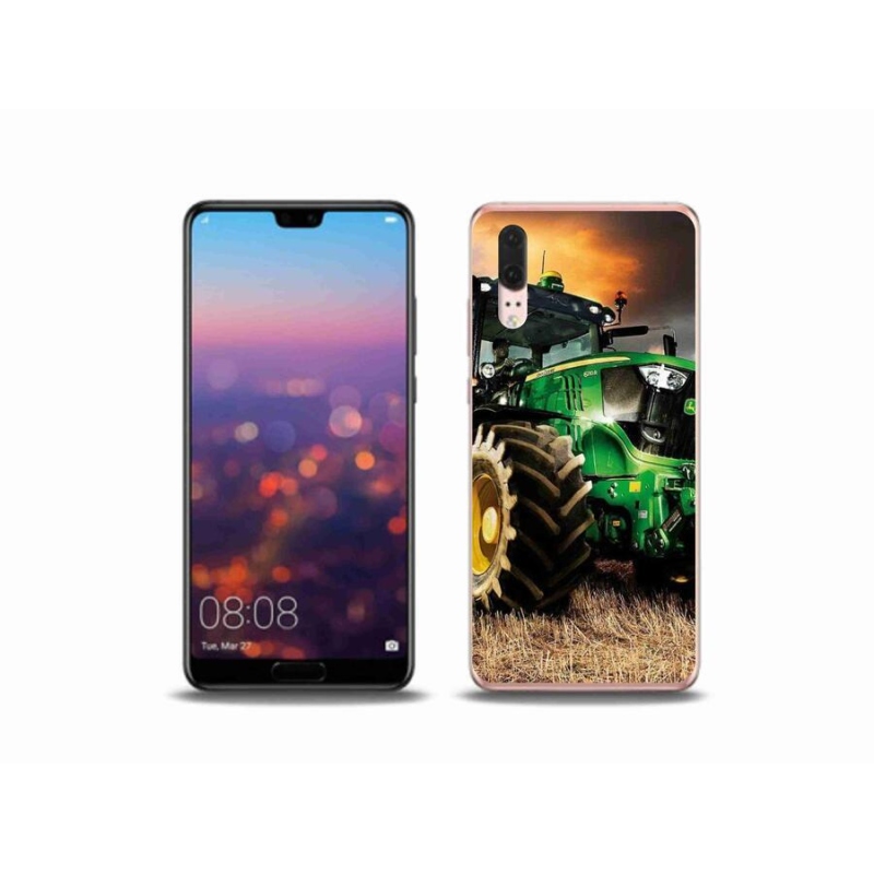 Gélový kryt mmCase na mobil Huawei P20 - traktor