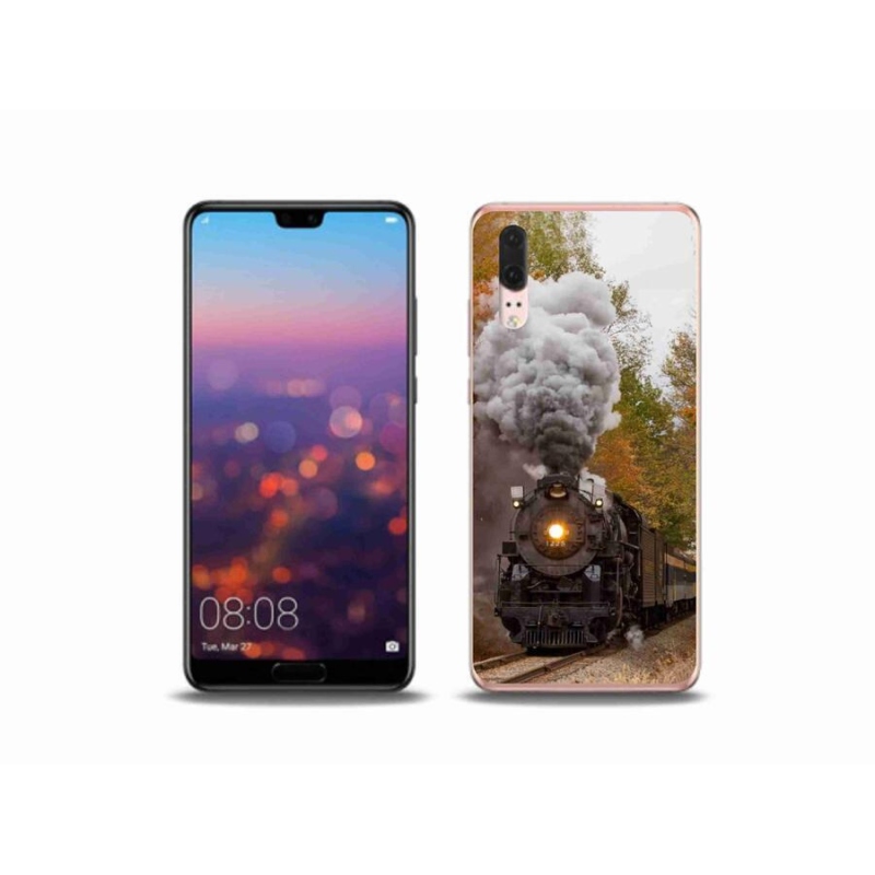 Gélový kryt mmCase na mobil Huawei P20 - vlak 1