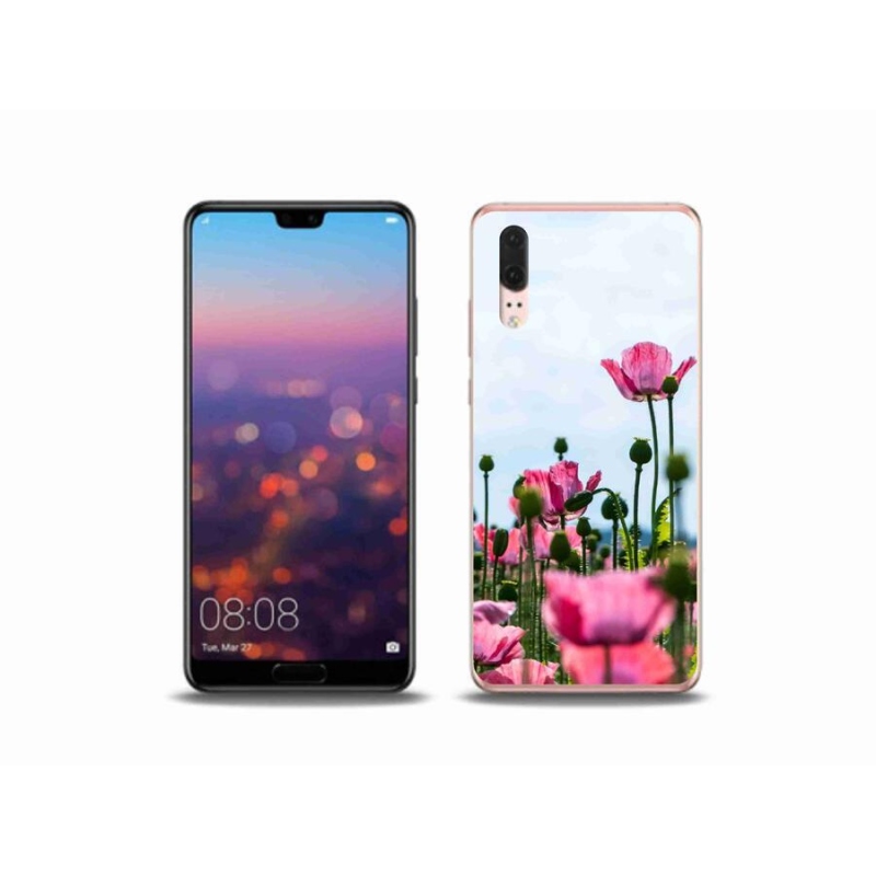 Gélový kryt mmCase na mobil Huawei P20 - vlčí mak