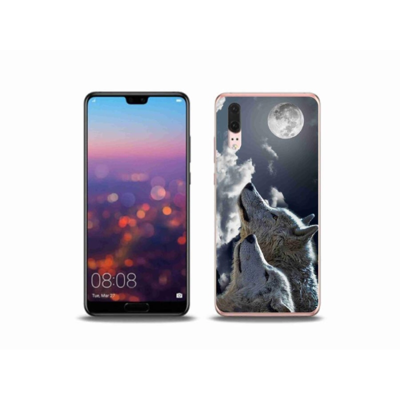 Gélový kryt mmCase na mobil Huawei P20 - vlci