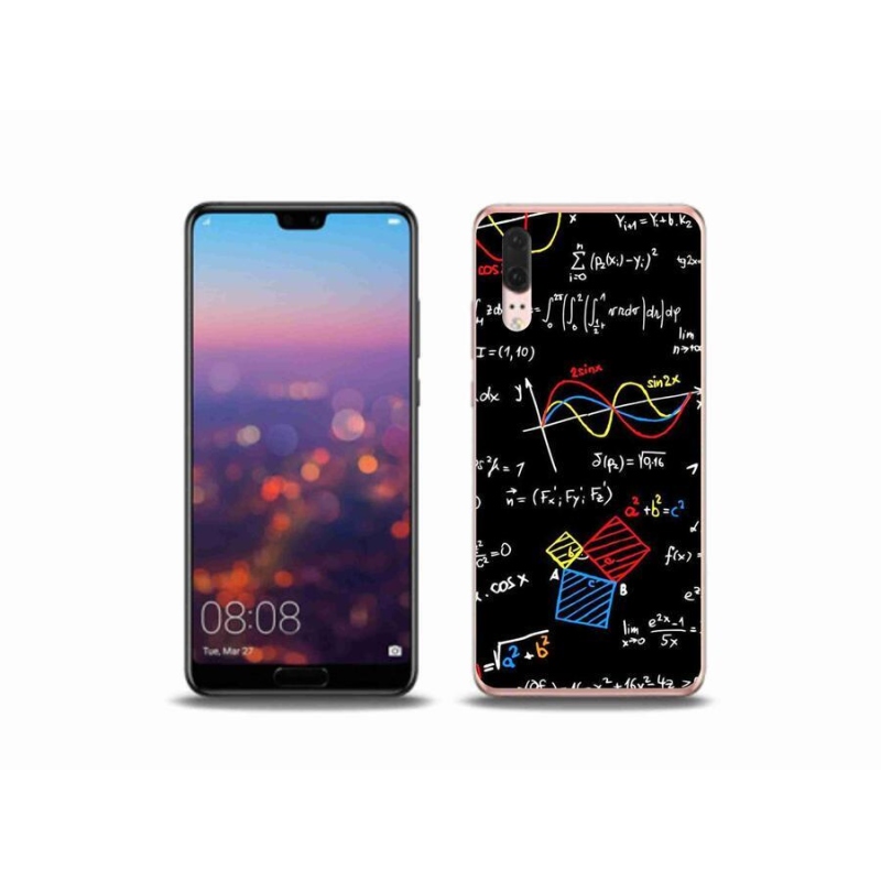 Gélový kryt mmCase na mobil Huawei P20 - vzorčeky