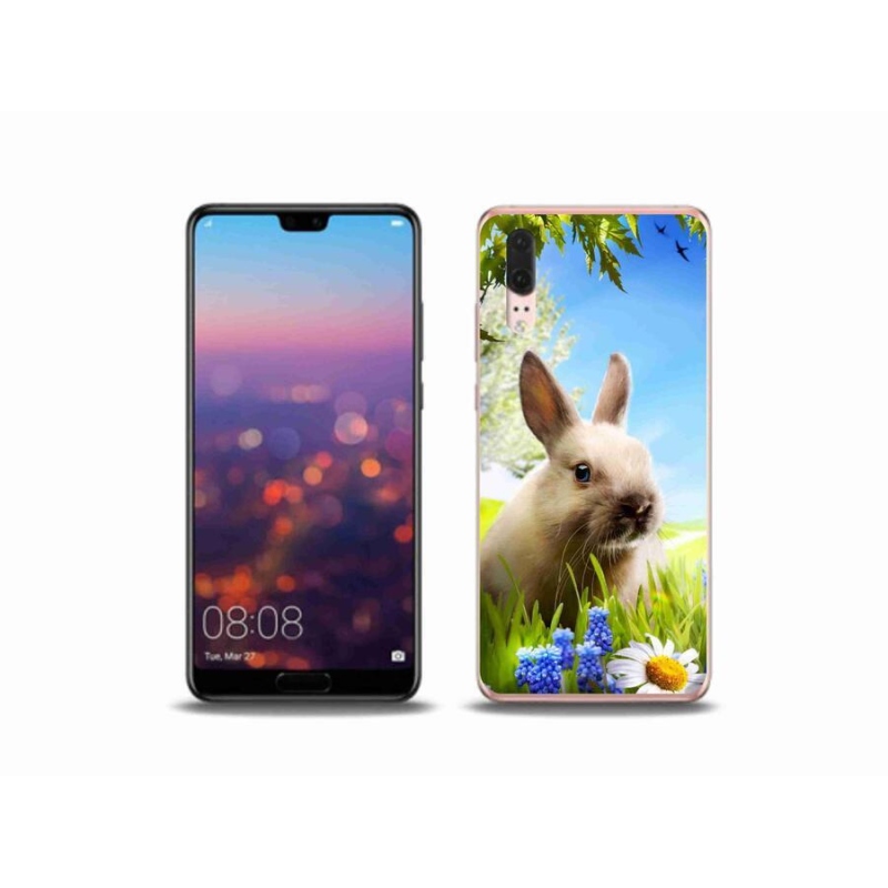 Gélový kryt mmCase na mobil Huawei P20 - zajačik