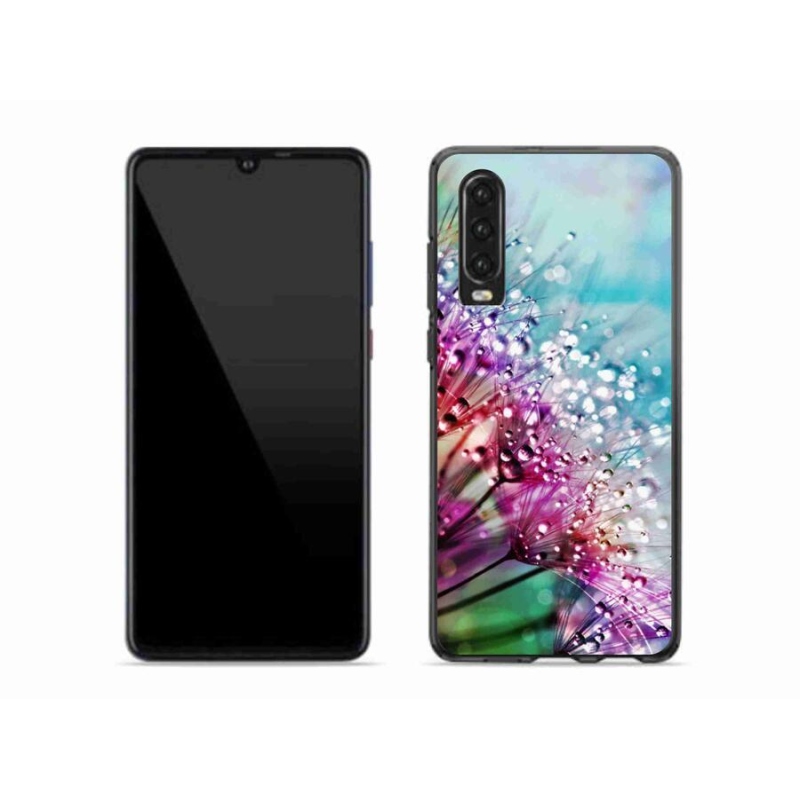 Gélový kryt mmCase na mobil Huawei P30 - farebné kvety