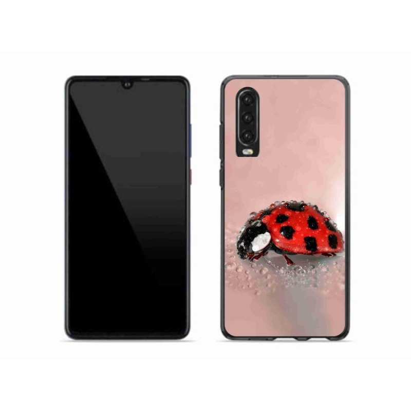 Gélový kryt mmCase na mobil Huawei P30 - lienka