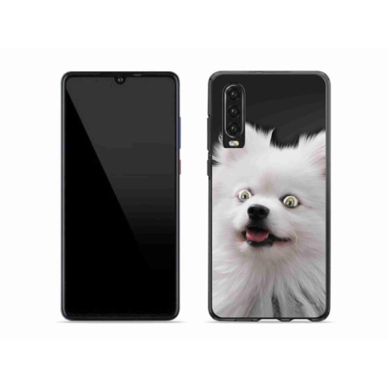 Gélový kryt mmCase na mobil Huawei P30 - biely špic