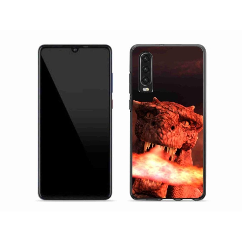 Gélový kryt mmCase na mobil Huawei P30 - drak