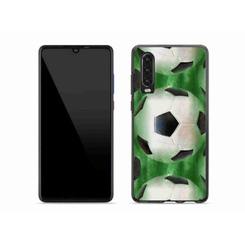 Gélový kryt mmCase na mobil Huawei P30 - futbalová lopta