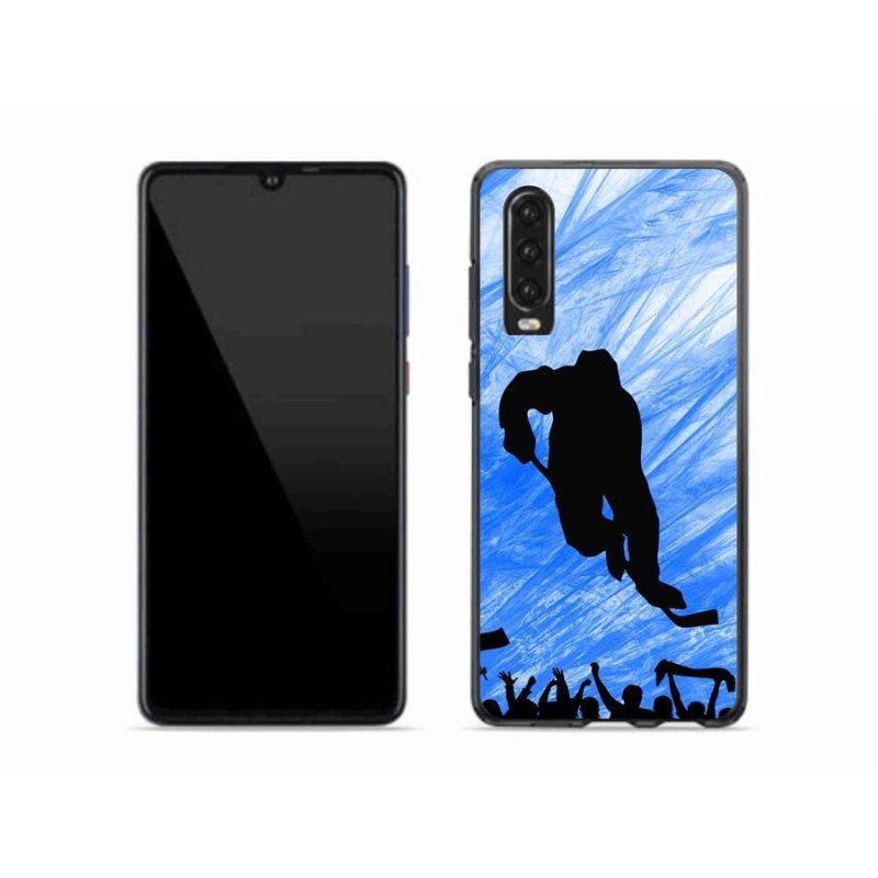 Gélový kryt mmCase na mobil Huawei P30 - hokejový hráč