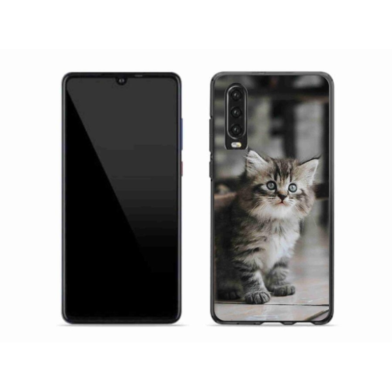 Gélový kryt mmCase na mobil Huawei P30 - mačiatko