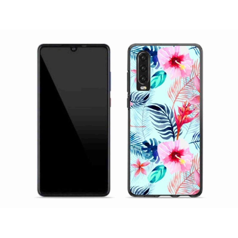 Gélový kryt mmCase na mobil Huawei P30 - kvety