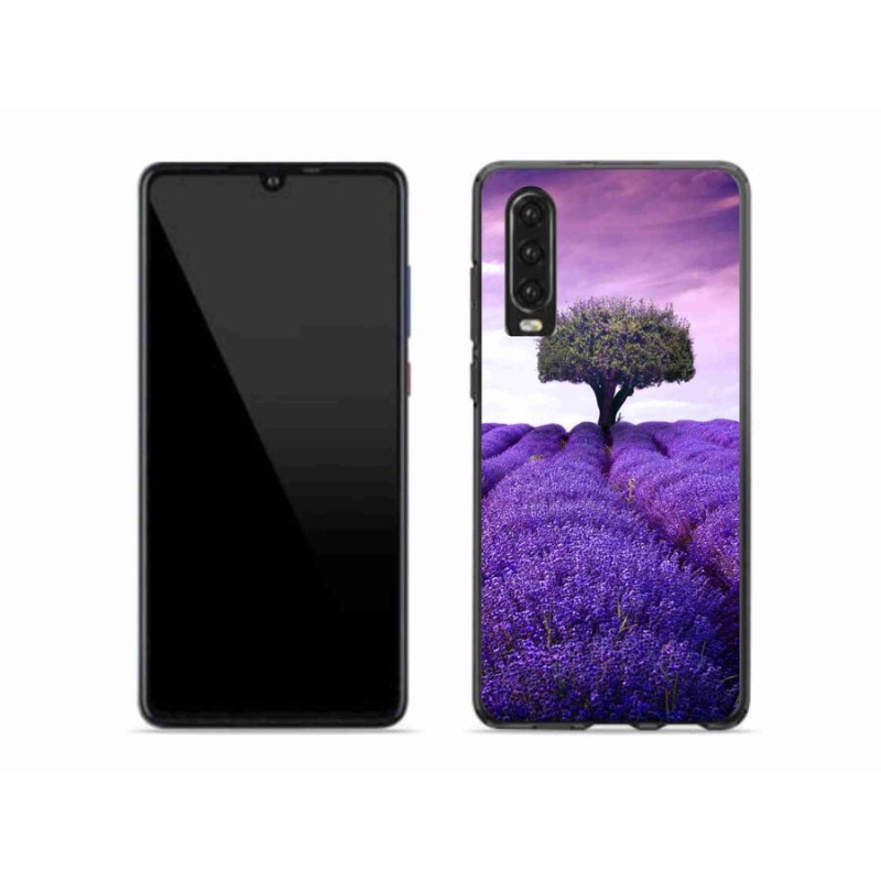 Gélový kryt mmCase na mobil Huawei P30 - levanduľová lúka