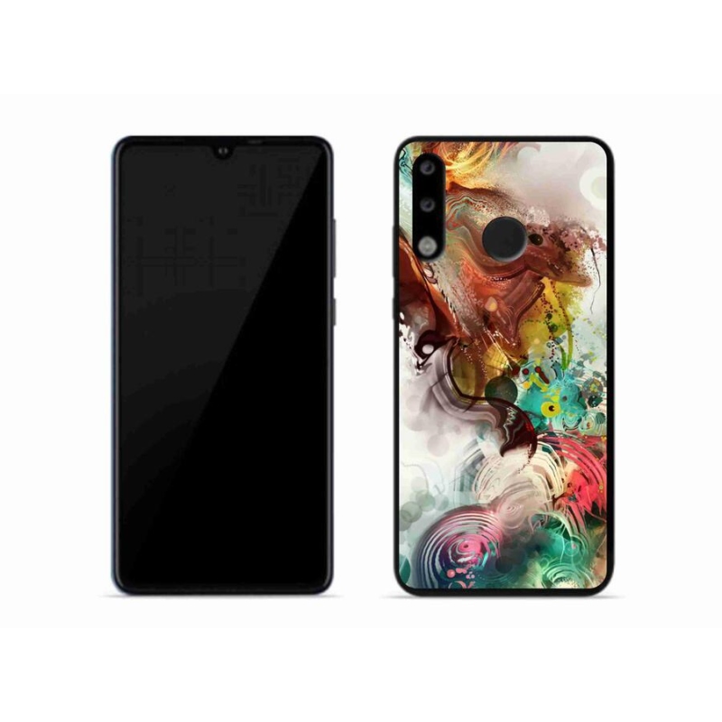 Gélový kryt mmCase na mobil Huawei P30 Lite - abstrakt 1