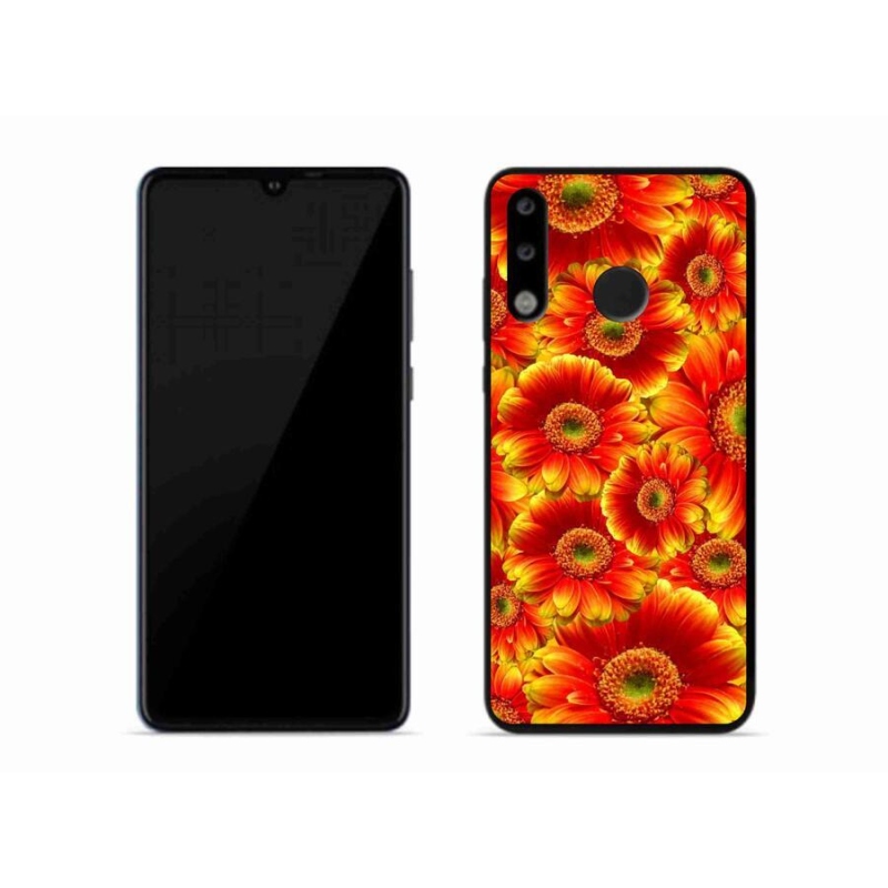 Gélový kryt mmCase na mobil Huawei P30 Lite - gerbera 1