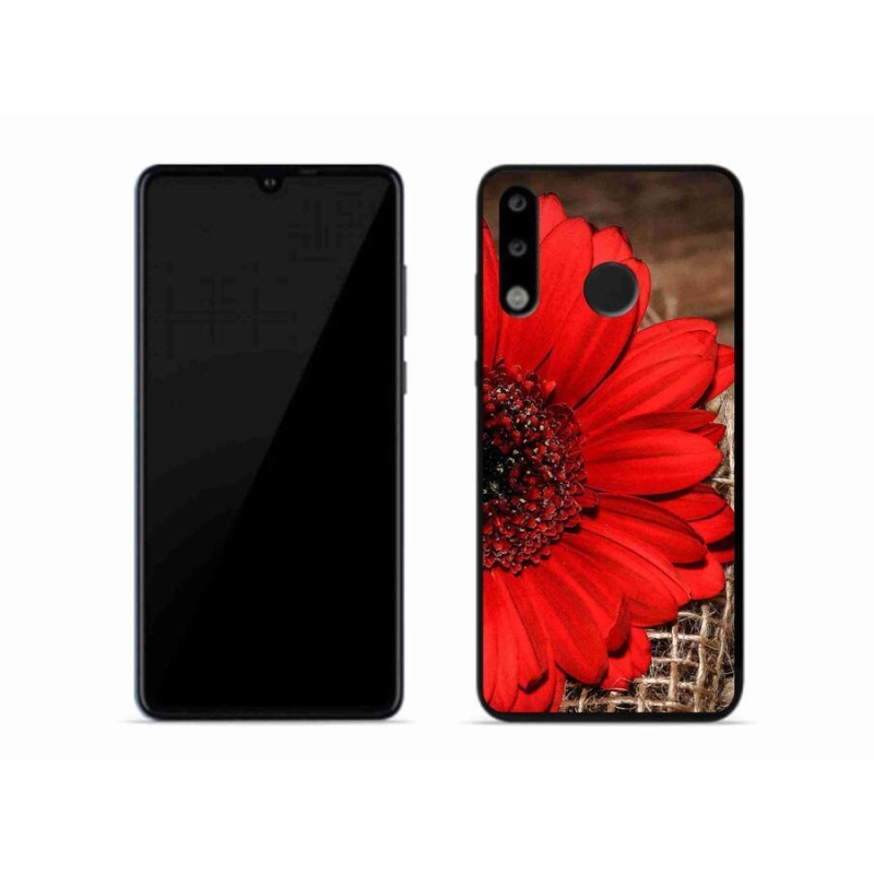 Gélový kryt mmCase na mobil Huawei P30 Lite - gerbera