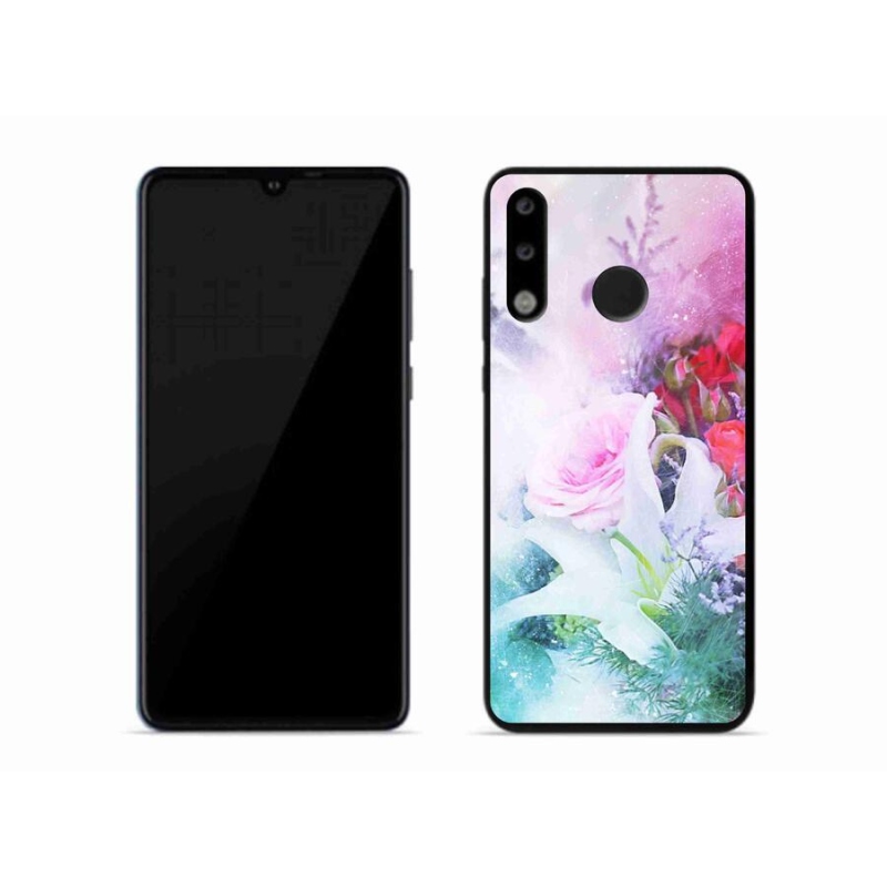 Gélový kryt mmCase na mobil Huawei P30 Lite - kvety 4