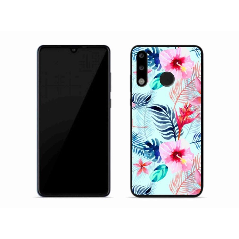 Gélový kryt mmCase na mobil Huawei P30 Lite - kvety