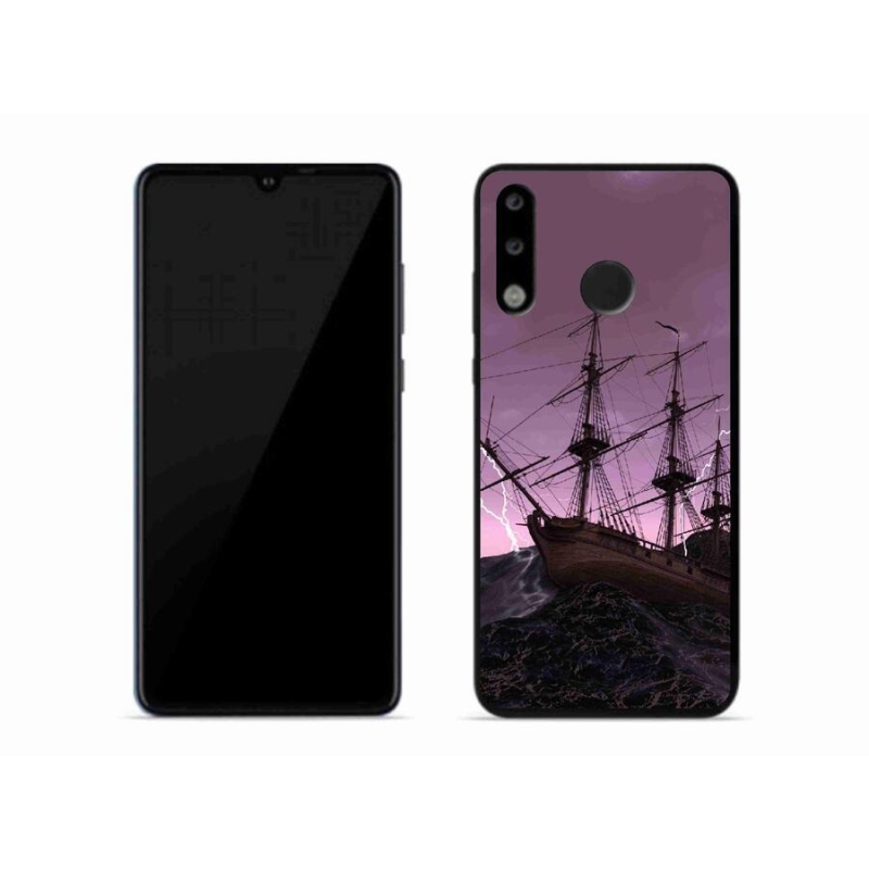 Gélový kryt mmCase na mobil Huawei P30 Lite - loď v búrke