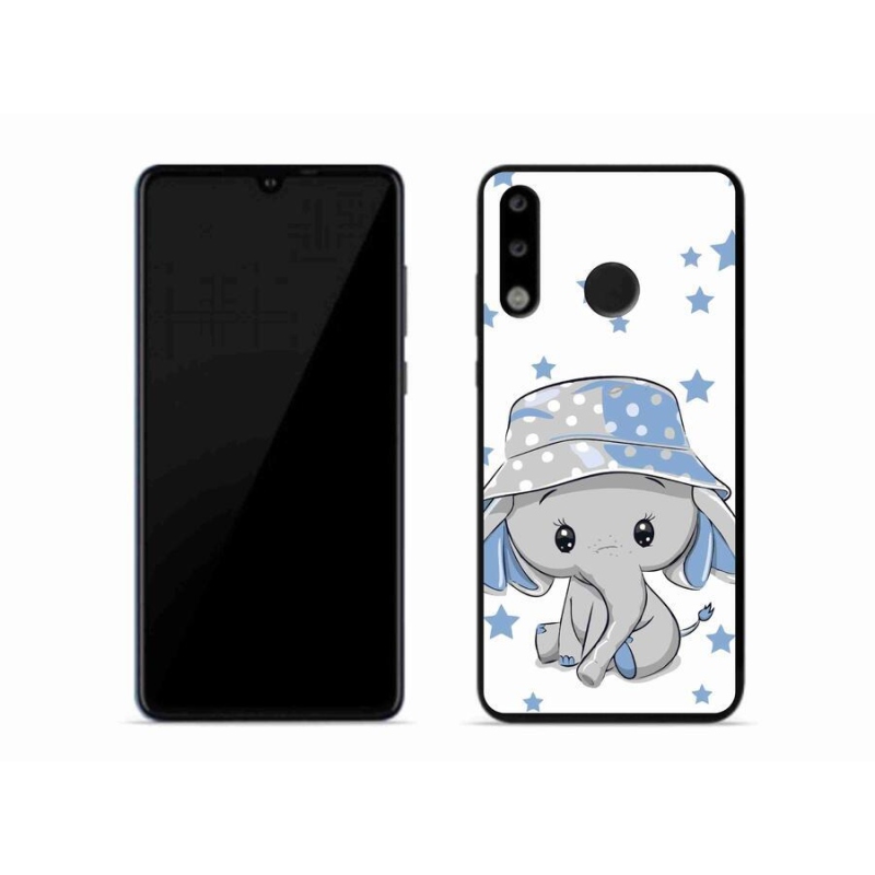 Gélový kryt mmCase na mobil Huawei P30 Lite - modrý slon