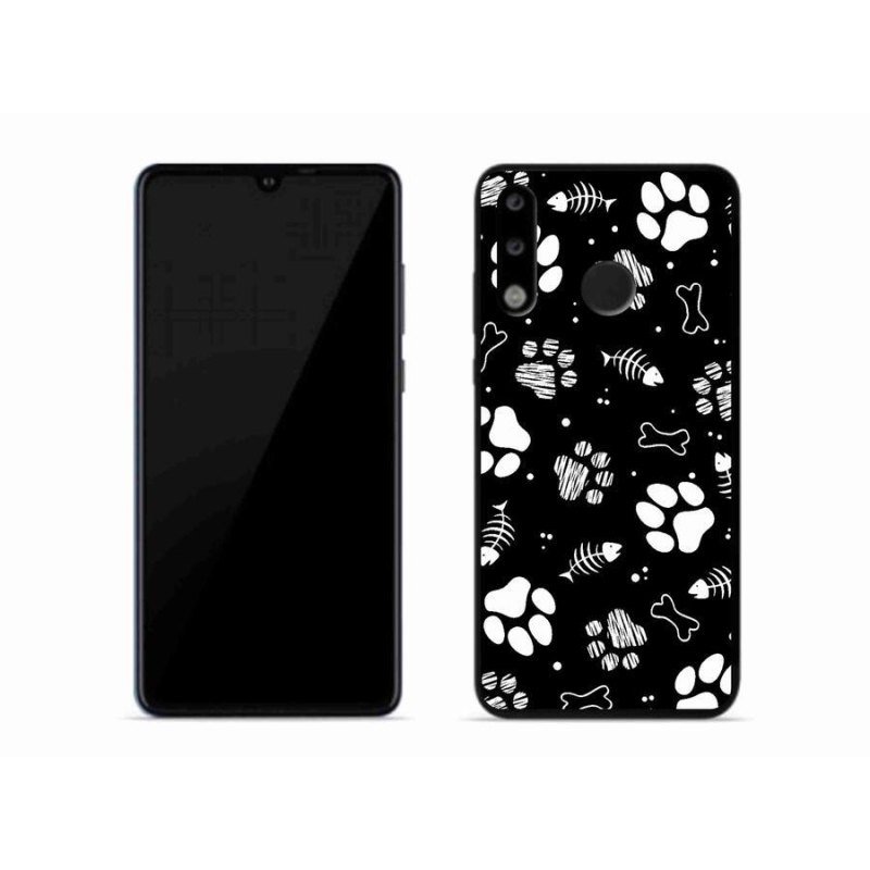 Gélový kryt mmCase na mobil Huawei P30 Lite - psie labky