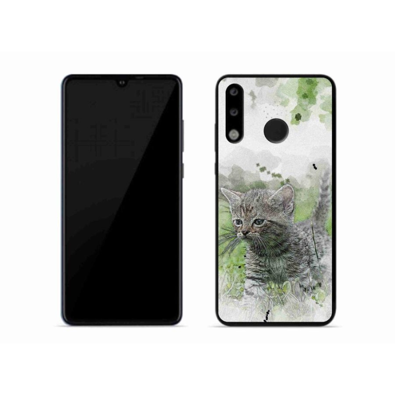 Gélový kryt mmCase na mobil Huawei P30 Lite - roztomilé mačiatko 1