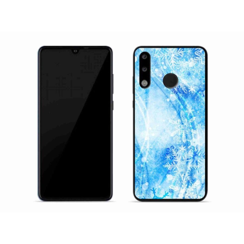 Gélový kryt mmCase na mobil Huawei P30 Lite - snehové vločky