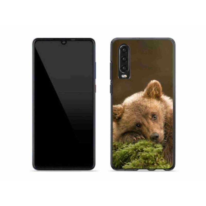 Gélový kryt mmCase na mobil Huawei P30 - medveď