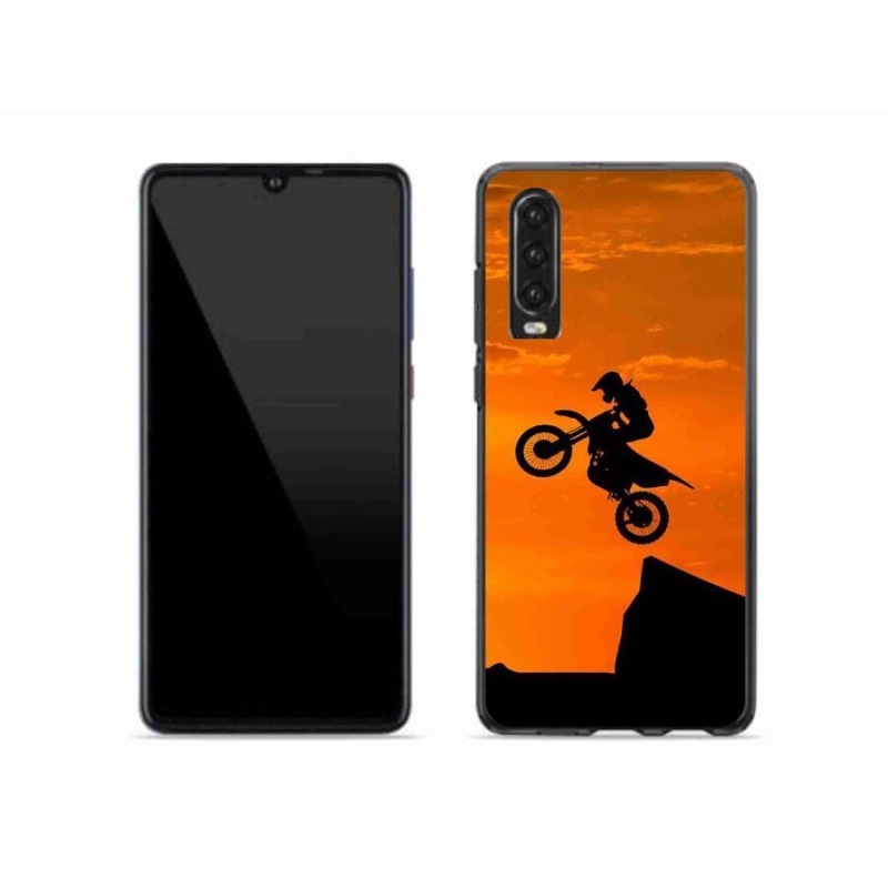 Gélový kryt mmCase na mobil Huawei P30 - motocross