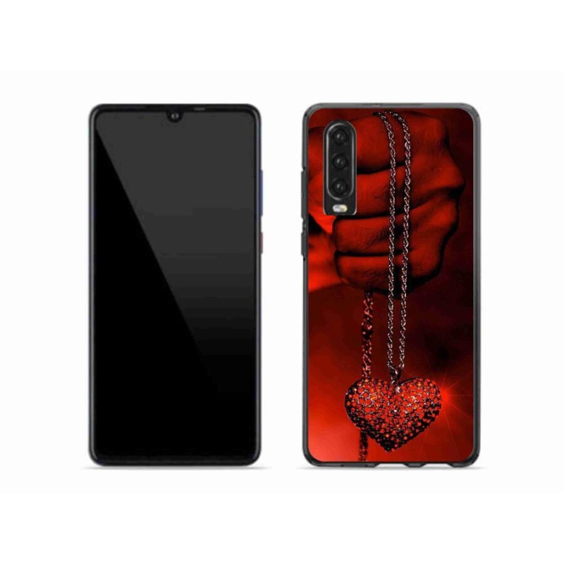 Gélový kryt mmCase na mobil Huawei P30 - náhrdelník