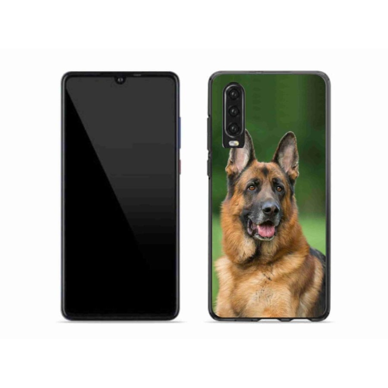 Gélový kryt mmCase na mobil Huawei P30 - nemecký ovčiak