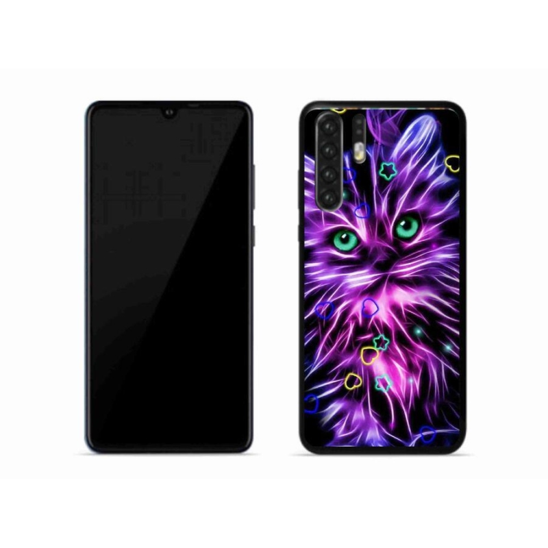 Gélový kryt mmCase na mobil Huawei P30 Pro - abstraktná mačka