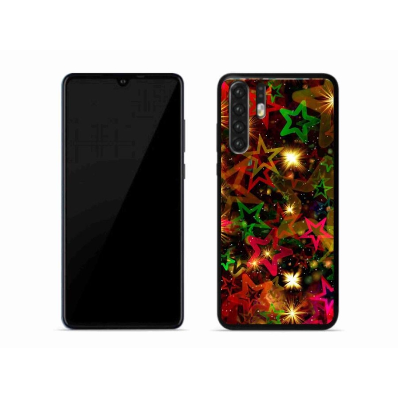 Gélový kryt mmCase na mobil Huawei P30 Pro - farebné hviezdičky