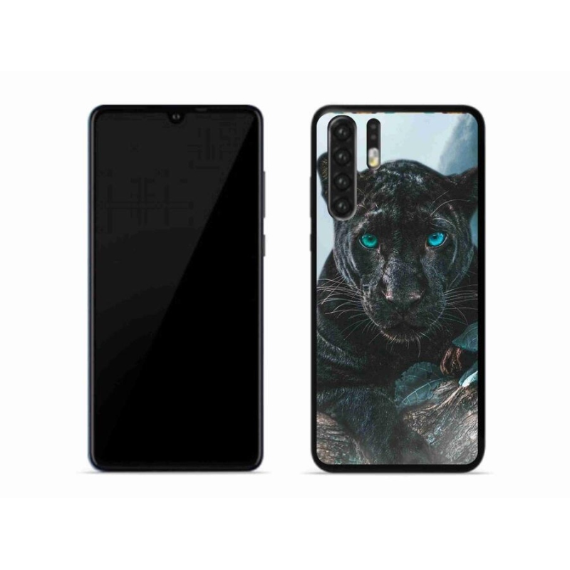 Gélový kryt mmCase na mobil Huawei P30 Pro - čierny panter