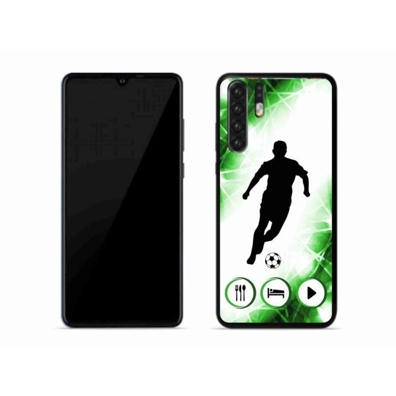 Gélový kryt mmCase na mobil Huawei P30 Pro - futbalista