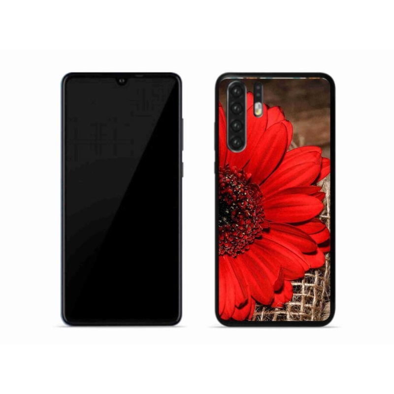 Gélový kryt mmCase na mobil Huawei P30 Pro - gerbera