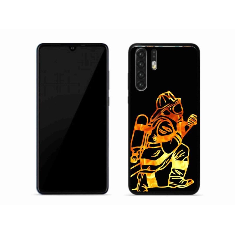 Gélový kryt mmCase na mobil Huawei P30 Pro - hasič 1