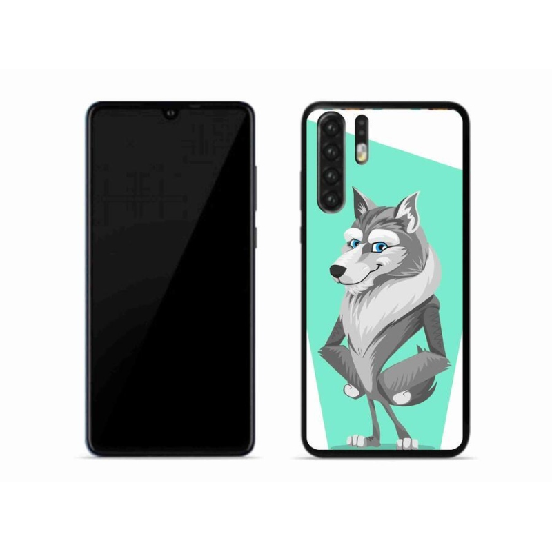 Gélový kryt mmCase na mobil Huawei P30 Pro - kreslený vlk