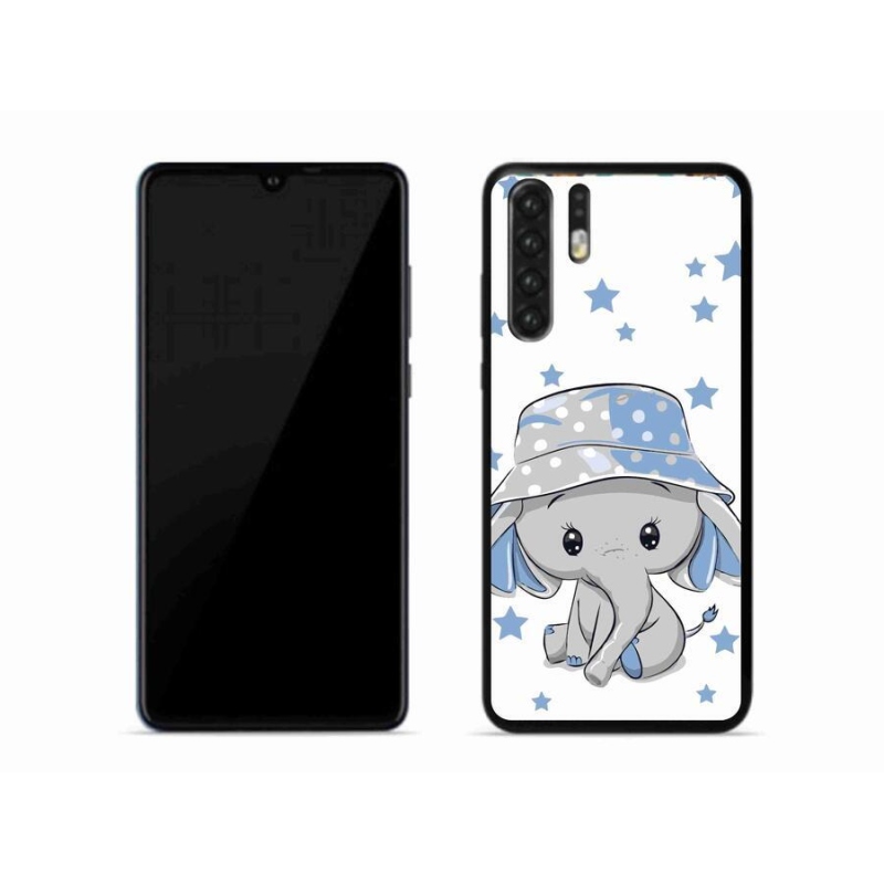 Gélový kryt mmCase na mobil Huawei P30 Pro - modrý slon